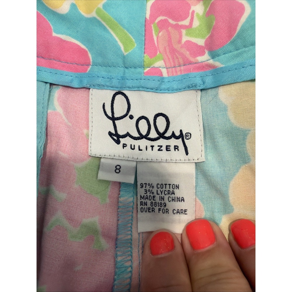lot of 6 lilly pulitzer Capri Pants Size 8 GW0004 - Picture 8 of 9